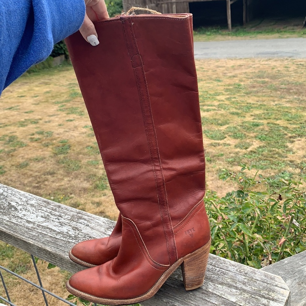 Vintage Frye Leather Tall Boots